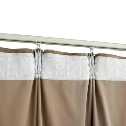 vidaXL - Gordijn - Beige - Fluweel - 140 x 225 cm - 2 stuks Sale