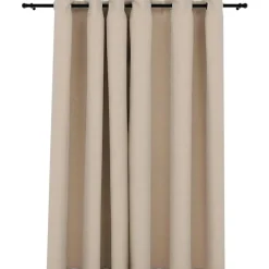 vidaXL - Gordijn - Beige - Stof - 290 x 245 cm Online
