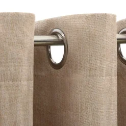 vidaXL - Gordijn - Beige - Stof - 290 x 245 cm Online