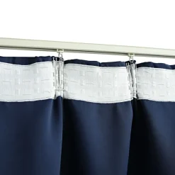 vidaXL - Gordijn - Blauw - Stof - 140 x 175 cm Outlet