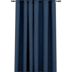 vidaXL - Gordijn - Blauw - Stof - 290 x 245 cm Clearance