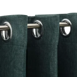 vidaXL - Gordijn - Groen - Stof - 140 x 225 cm - 2 stuks Online