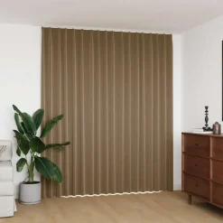 vidaXL - Gordijn - Taupe - Stof Clearance