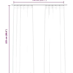 vidaXL - Gordijn - Zwart - Fluweel - 140 x 225 cm - 2 stuks Online