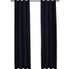 vidaXL - Gordijn - Zwart - Fluweel - 140 x 245 cm - 2 stuks Online