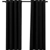 vidaXL - Gordijn - Zwart - Stof - 140 x 175 cm - 2 stuks Outlet
