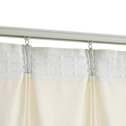 vidaXL - Gordijn verduisterend met haken - Crème - Fluweel - 290 x 245 cm Best