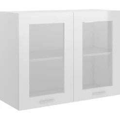 vidaXL - Hangkast - Wit - Bewerkt hout