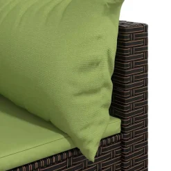 vidaXL - Hoekbank - Bruin - Poly rattan Hot