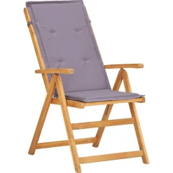 vidaXL - Houten Stoel - Grijs - Hout - 2 stuks New