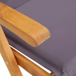 vidaXL - Houten Stoel - Grijs - Hout - 2 stuks New