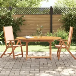 vidaXL - Inklapbare tuinstoelen - Bruin - Acaciahout - 2 stuks Sale