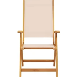 vidaXL - Inklapbare tuinstoelen - Bruin - Acaciahout - 2 stuks Sale