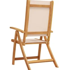 vidaXL - Inklapbare tuinstoelen - Bruin - Acaciahout - 2 stuks Sale