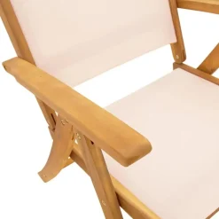 vidaXL - Inklapbare tuinstoelen - Bruin - Acaciahout - 2 stuks Sale