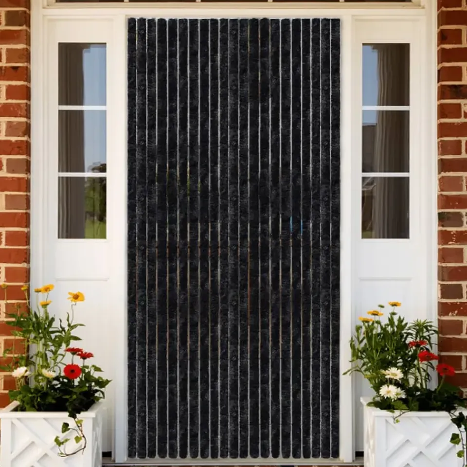 vidaXL - Insectengordijn - Antraciet - Polypropyleen - 100 x 220 cm Online