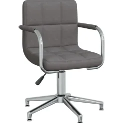 vidaXL - Kantoorstoel - Grijs - Stof Clearance