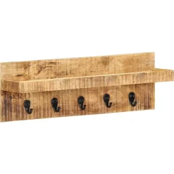 vidaXL - Kapstok - Bruin - Hout Outlet