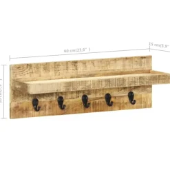 vidaXL - Kapstok - Bruin - Hout Outlet