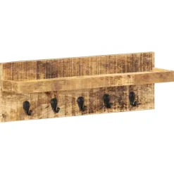 vidaXL - Kapstok - Bruin - Hout Outlet