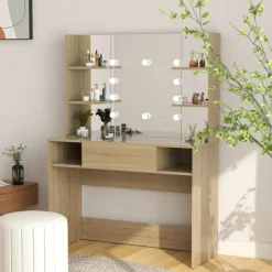 vidaXL - Kaptafel - Bruin - MDF Best