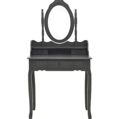 vidaXL - Kaptafel - Grijs - Hout Outlet