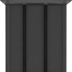 vidaXL - Kast met 6 vakken en grijs stof boxen - Grijs - 103x30x72.5 cm Clearance