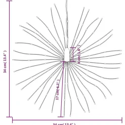 vidaXL - Kerstverlichting - Multikleur - 4 stuks Best