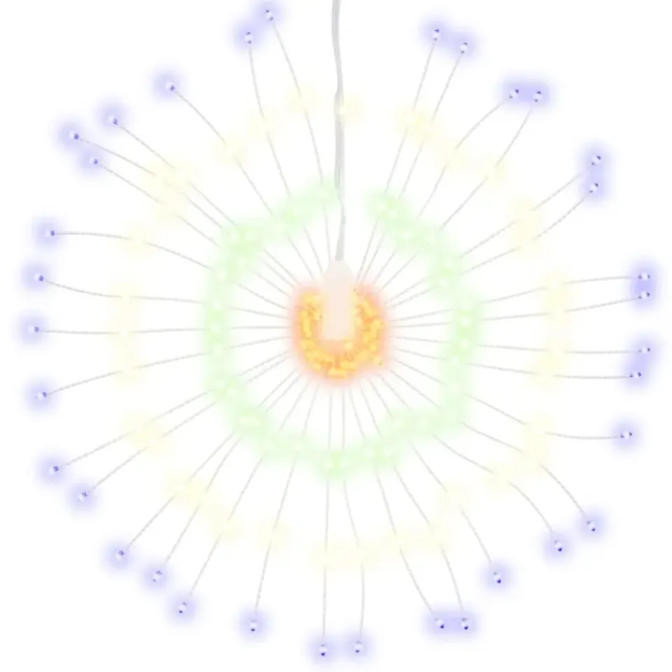 vidaXL - Kerstverlichting - Multicolour - 8 stuks