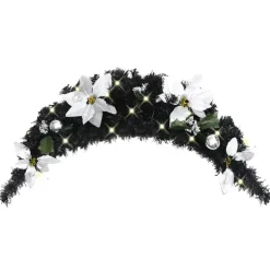 vidaXL - Kerstversiering - Zwart & zilverkleurig Clearance