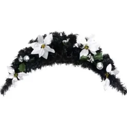 vidaXL - Kerstversiering - Zwart & zilverkleurig Clearance