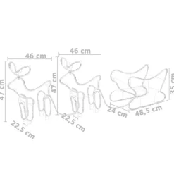vidaXL - Kerstversiering - Koudwit Outlet