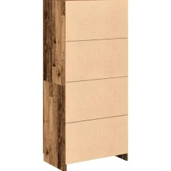 vidaXL - Kledingkast - Bruin - Bewerkt hout Best