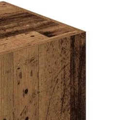 vidaXL - Kledingkast - Bruin - Bewerkt hout Best