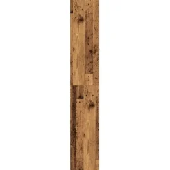 vidaXL - Kolomkast met 2 deuren 2 vakken - Zwart eiken - Hout - 30x30x183.5 cm Discount