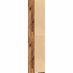 vidaXL - Kolomkast met 2 deuren 2 vakken - Zwart eiken - Hout - 30x30x183.5 cm Discount