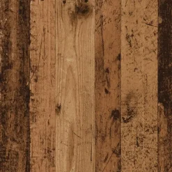 vidaXL - Kolomkast met 2 deuren 2 vakken oud hout - Ijzer en hout - 30x30x190 cm Online