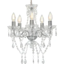 vidaXL - Kroonluchter - Zilver - Metaal Best