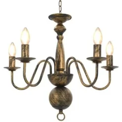 vidaXL - Kroonluchter - Zwart - Metaal Best