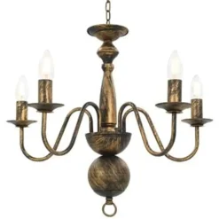 vidaXL - Kroonluchter - Zwart - Metaal Best