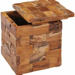 vidaXL - Kruk - Bruin - Hout Best