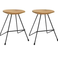 vidaXL - Kruk - Bruin - Hout New