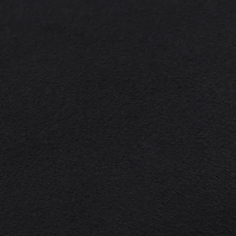 vidaXL - Kruk - Zwart - Stof Outlet