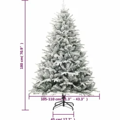 vidaXL - Kunstboom - Groen - 180 x 110 cm Sale