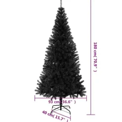 vidaXL - Kunstboom - Zwart - 180 x 90 cm Hot