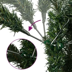 vidaXL - Kunstkerstboom - Groen - 240 cm New