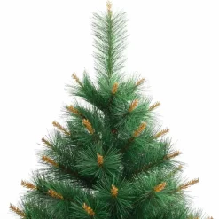vidaXL - Kunstkerstboom - Groen - 210 cm Discount