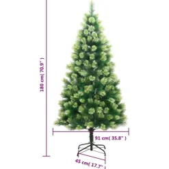 vidaXL - Kunstkerstboom - Groen - 180 cm