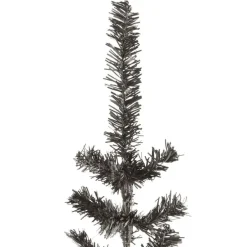 vidaXL - Kunstkerstboom met 486 tips en staal standaard 240 cm - Zwart - PVC Online