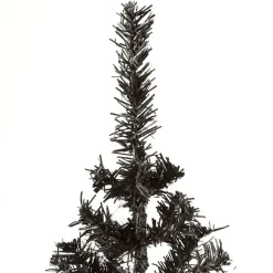 vidaXL - Kunstkerstboom met 265 tips en staal standaard 150 cm - Zwart - PVC Clearance